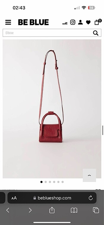 Be Blue All Day Bag Mini çanta