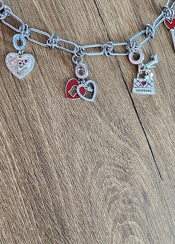 Pandora Pandora charm celik kolye 