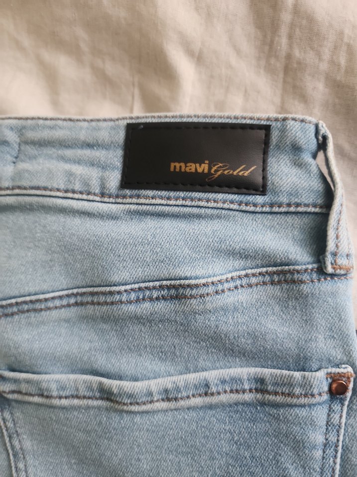 Mavi Normal Boy Denim Kadın Jean - Görsel 5