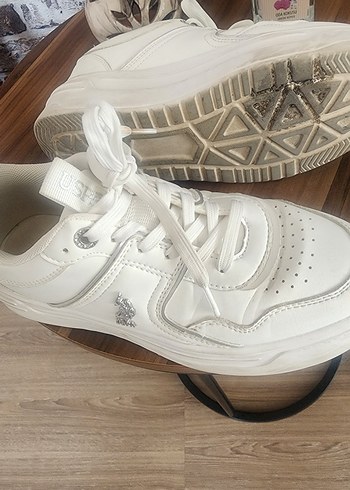 us polo assn beyaz Kadın Platform Spor Ayakkabı - Görsel 2