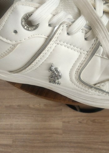 us polo assn beyaz Kadın Platform Spor Ayakkabı - Görsel 3