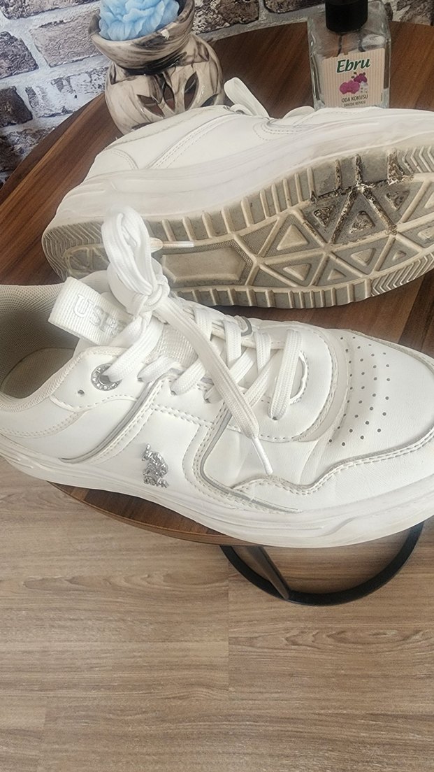 us polo assn beyaz Kadın Platform Spor Ayakkabı - Görsel 2