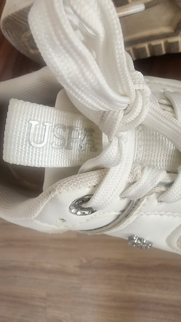 us polo assn beyaz Kadın Platform Spor Ayakkabı - Görsel 4