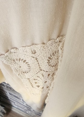 Dantel Detaylı Bohem Uzun Kollu Bluz - Görsel 5