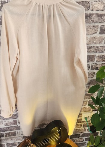 Dantel Detaylı Bohem Uzun Kollu Bluz - Görsel 3