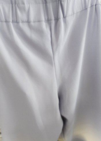 Kadın Mor Pilili Uzun Kumaş Pantolon - Görsel 3