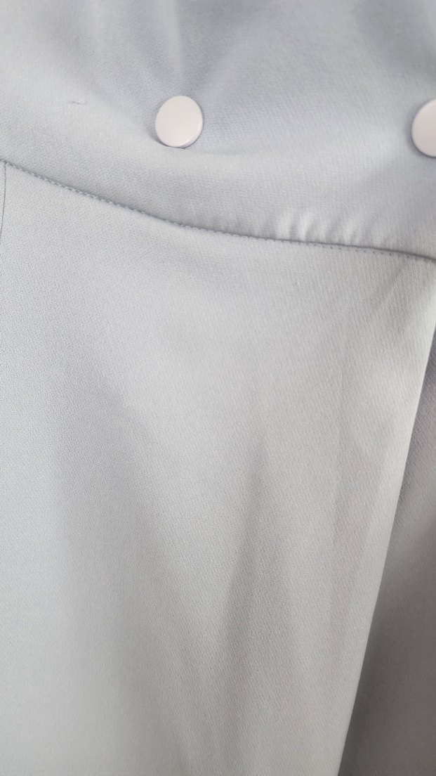 Kadın Mor Pilili Uzun Kumaş Pantolon - Görsel 5