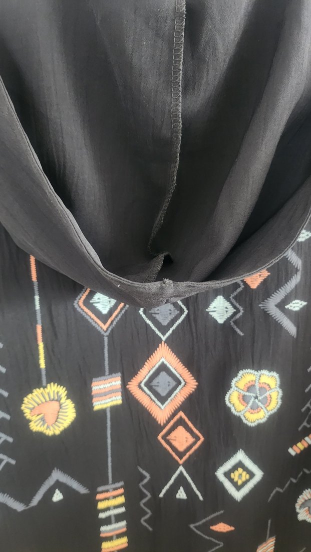 Zincir Detaylı Uzun Kollu Bohem Tunik - Görsel 3