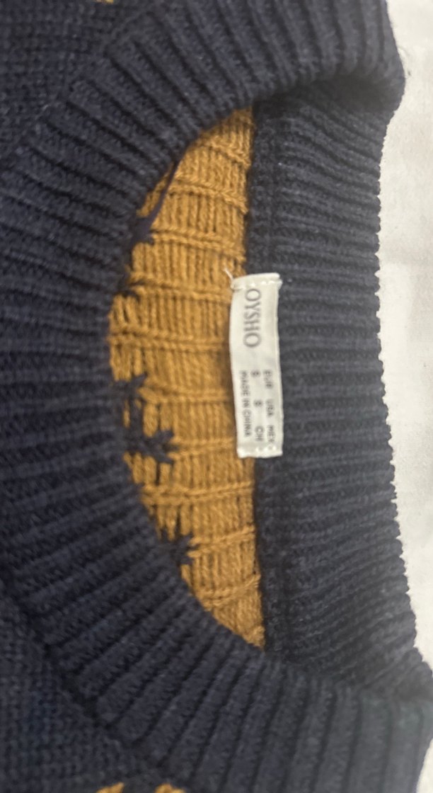 Oysho Renkli Desenli Kadın Triko Kazak - Görsel 2