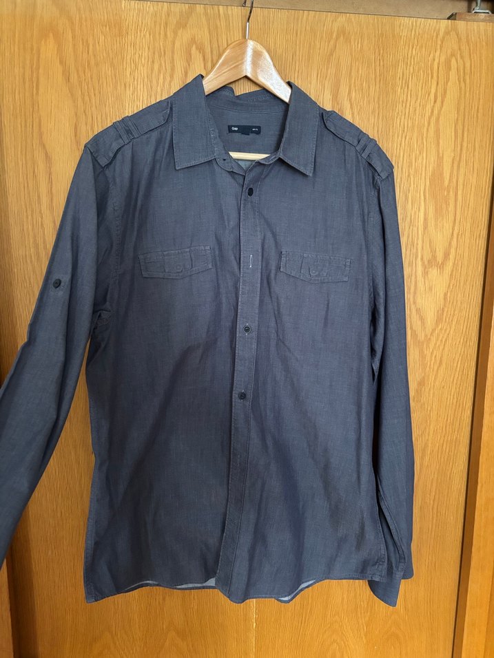 GAP Pamuklu Spor Tarz Gomlek - Görsel 4