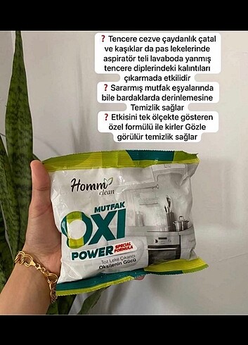 Mutfak oxi süper güçlü 