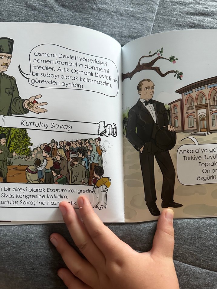 Mavisel yener Atatürkü tanıyalım çocuk kitabı - Görsel 3