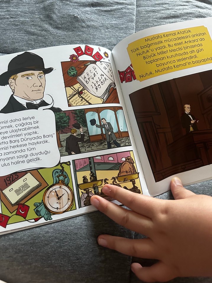 Mavisel yener Atatürkü tanıyalım çocuk kitabı - Görsel 4