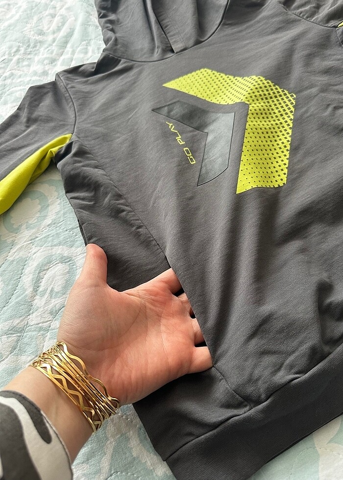 Defacto fit sportswear marka sweatshirt hoodie (kapşol) - Görsel 2