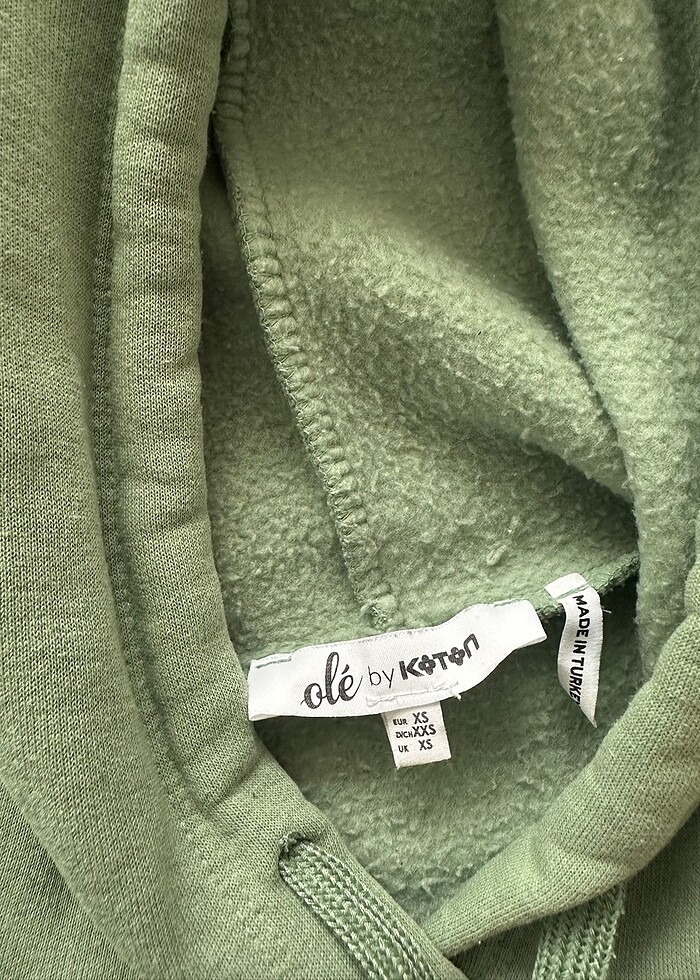 Koton XS beden sweatshirt hoodie (kapşol) - Görsel 3