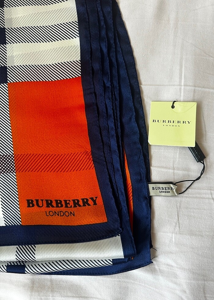 Burberry Vual ipek şal - Görsel 2