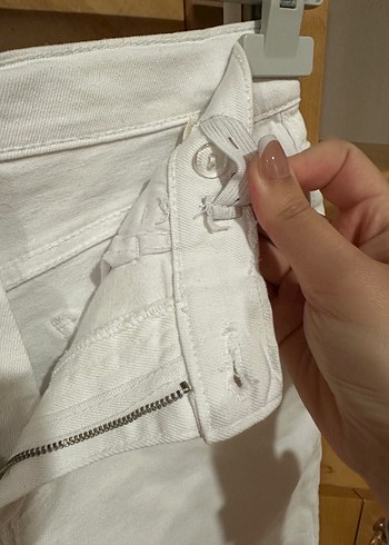 Defacto Beyaz Comfort Straight Jean - Görsel 3