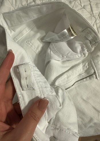 Defacto Beyaz Comfort Straight Jean - Görsel 5