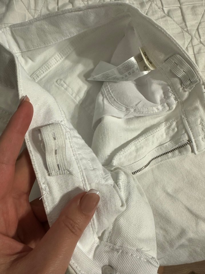 Defacto Beyaz Comfort Straight Jean - Görsel 5