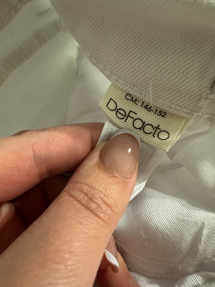 Defacto Beyaz Comfort Straight Jean - Görsel 4