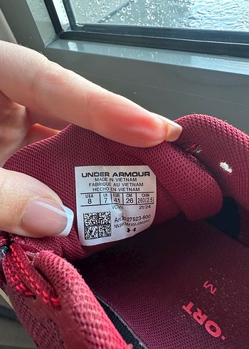 Under Armour Erkek Bordo Koşu Ayakkabısı - Görsel 9