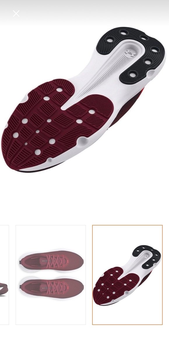 Under Armour Erkek Bordo Koşu Ayakkabısı - Görsel 3