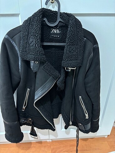 Zara siyah biker mont