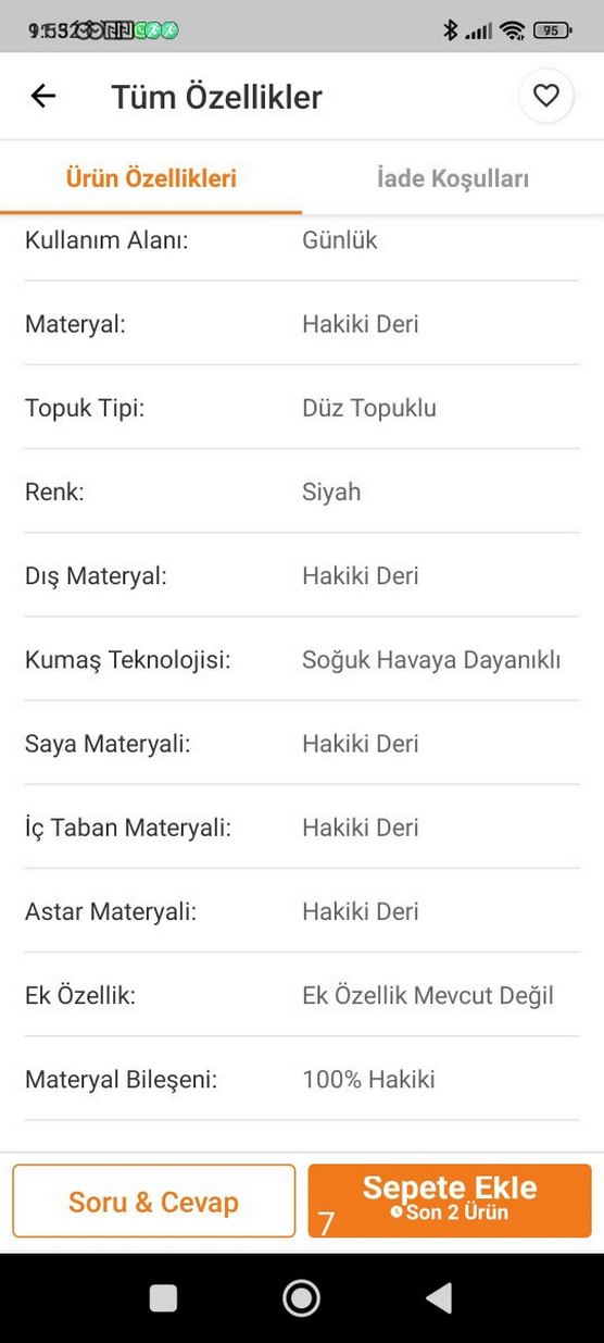 Tokalı Siyah Erkek Çocuk Botu - Görsel 3