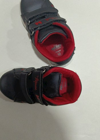 Kız Çocuk Baskılı Kırmızı Spor Ayakkabı - Görsel 3