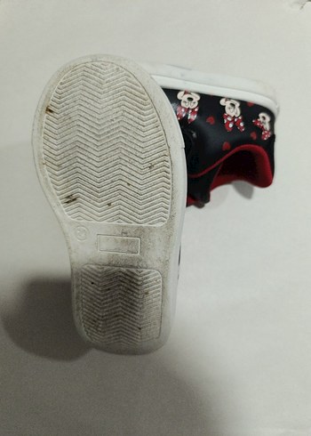 Kız Çocuk Baskılı Kırmızı Spor Ayakkabı - Görsel 4