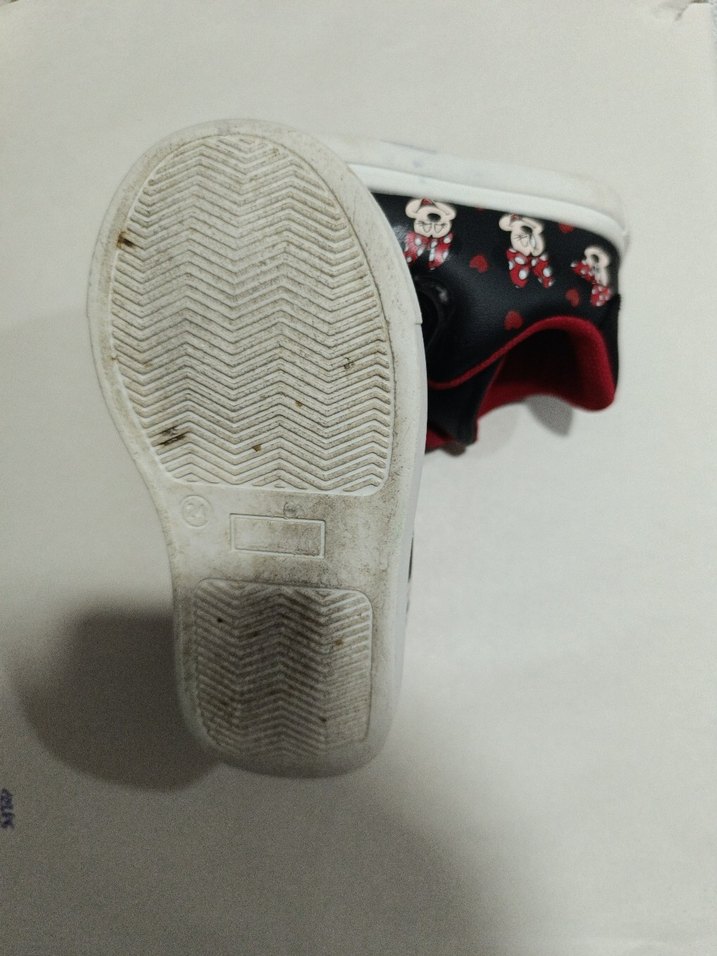 Kız Çocuk Baskılı Kırmızı Spor Ayakkabı - Görsel 4