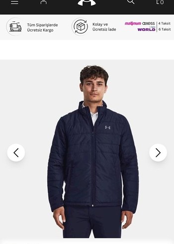 Erkek çocuk Lacivert Spor Fermuarlı Mont - Görsel 3