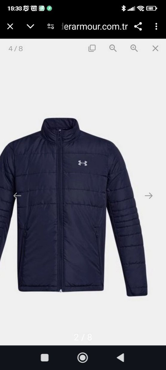 Erkek çocuk Lacivert Spor Fermuarlı Mont - Görsel 2