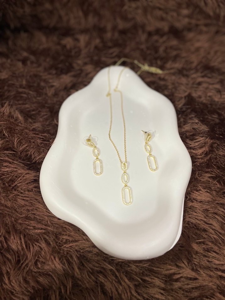 Gold kadın takı seti - Görsel 2