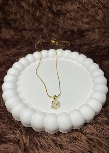 Altın Renk ay yıldız kadın kolye - Görsel 2