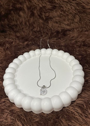 Gümüş renk Ay Yıldız kolye - Görsel 2