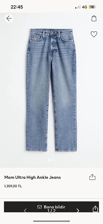 H&M mom jean