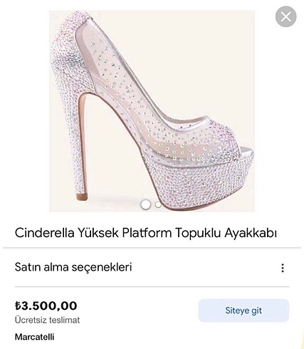 39 Beden Marcatelli gelin ayakkabısı