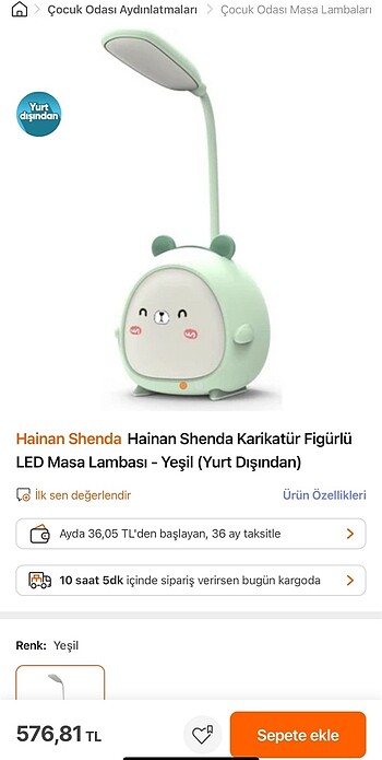 Masa Lambası