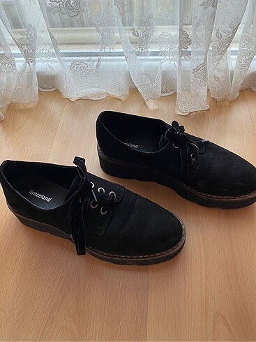38 Beden Oxford Platform Taban Süet