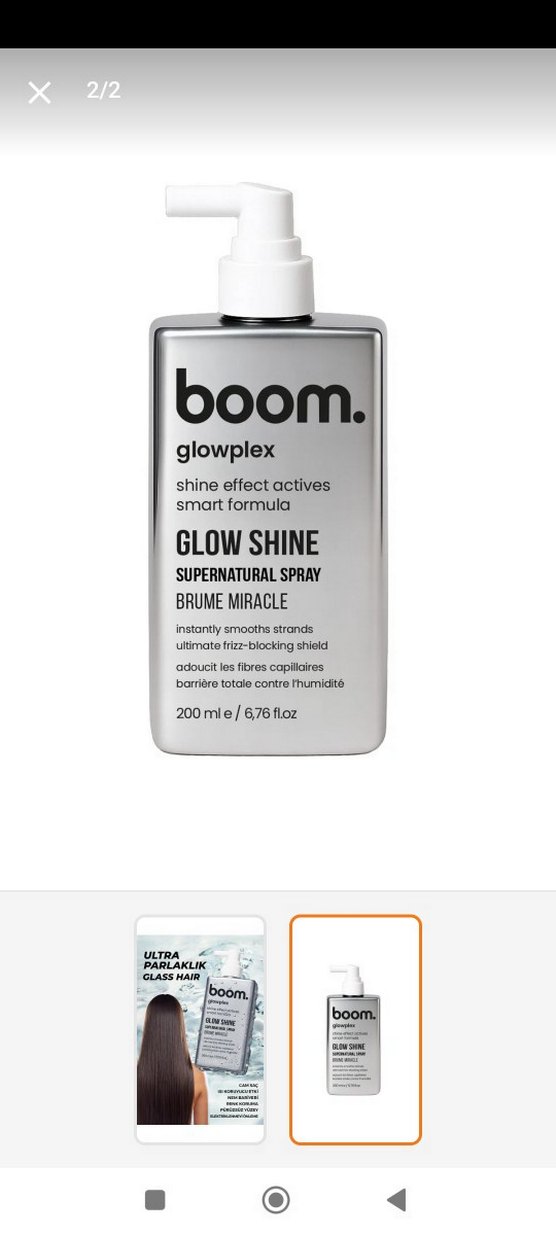 boom. Glowplex Parlaklık Spreyi 200 ml - Görsel 2