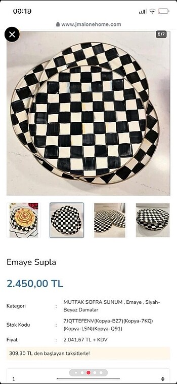xl Beden mavi Renk Mackenzie model emaye servis supla
