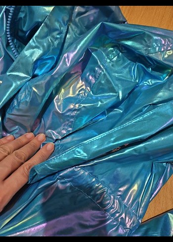 Berosh parlak yağmurluk - Görsel 7