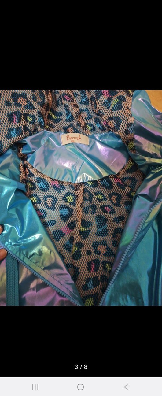 Berosh parlak yağmurluk - Görsel 3