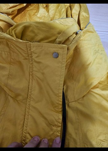 Zara sarı yağmurluk - Görsel 5