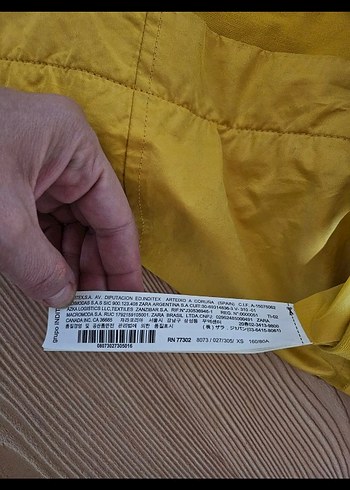 Zara sarı yağmurluk - Görsel 3