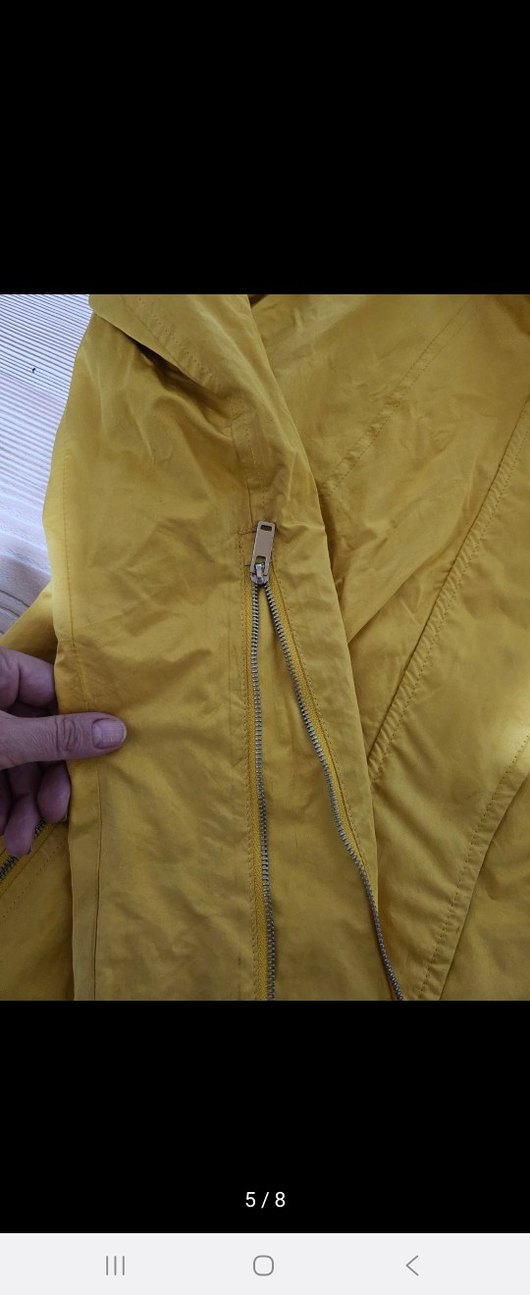 Zara sarı yağmurluk - Görsel 4