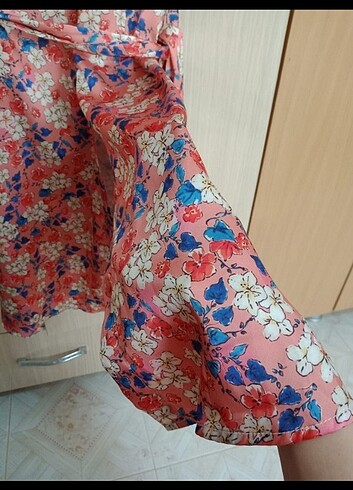 Adil Işık Saten çiçekli elbise