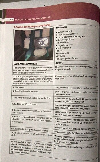 HEMŞİRELİKTE UYGULAMA BECERİLERİ - Görsel 4