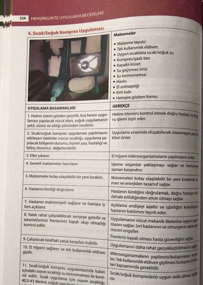 HEMŞİRELİKTE UYGULAMA BECERİLERİ - Görsel 4